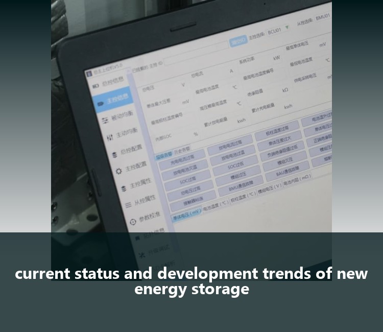 current status and development trends of new energy storage