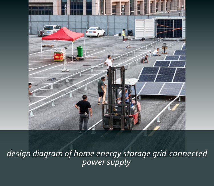 design diagram of home energy storage grid-connected power supply
