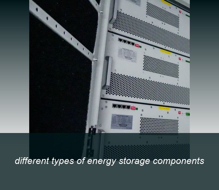 different types of energy storage components