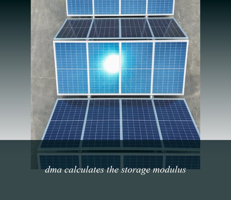 dma calculates the storage modulus