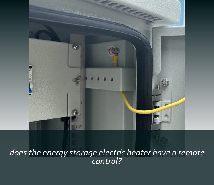 does the energy storage electric heater have a remote control?
