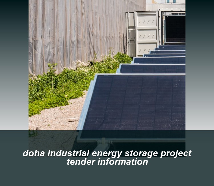 doha industrial energy storage project tender information