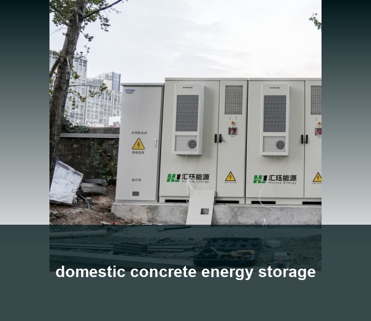 domestic concrete energy storage