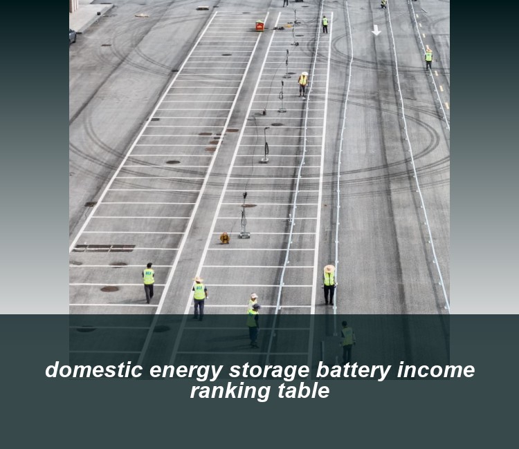 domestic energy storage battery income ranking table