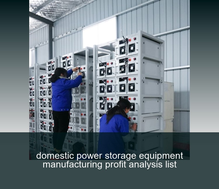 domestic power storage equipment manufacturing profit analysis list