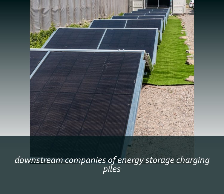 downstream companies of energy storage charging piles