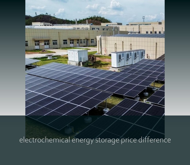electrochemical energy storage price difference