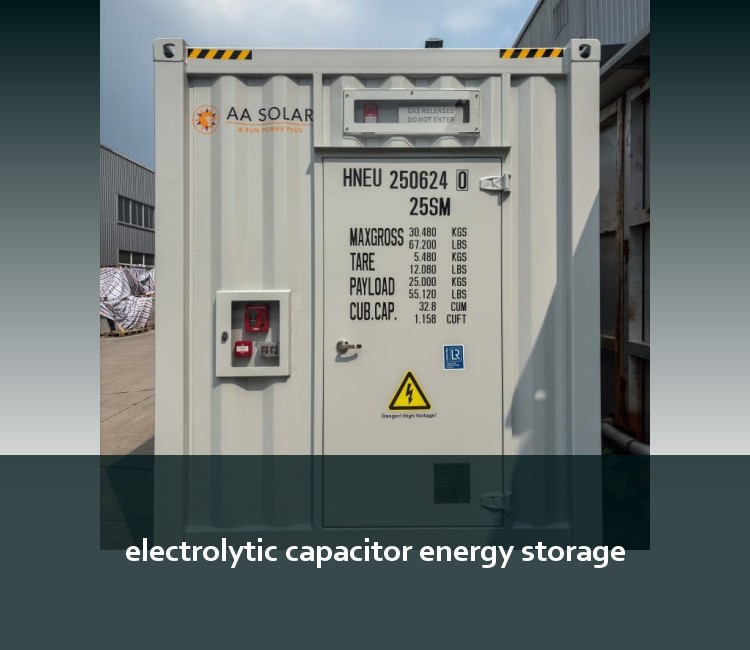 electrolytic capacitor energy storage