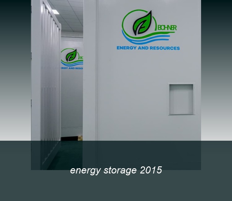 energy storage 2015