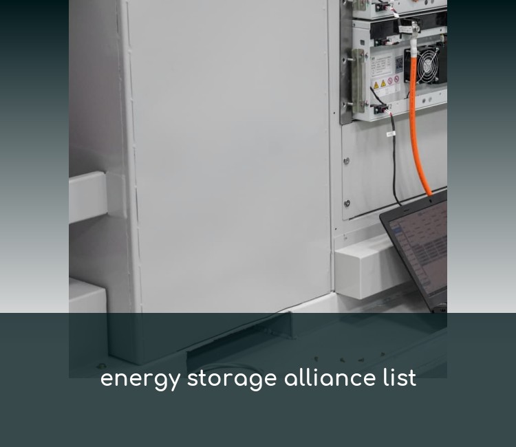 energy storage alliance list