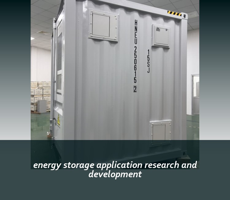energy storage application research and development