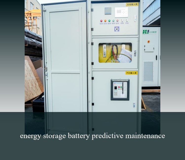 energy storage battery predictive maintenance