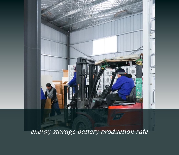 energy storage battery production rate