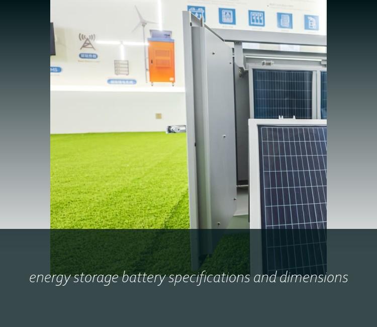 energy storage battery specifications and dimensions