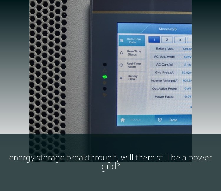 energy storage breakthrough, will there still be a power grid?