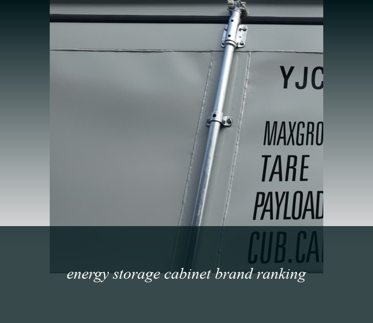 energy storage cabinet brand ranking