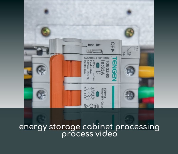 energy storage cabinet processing process video