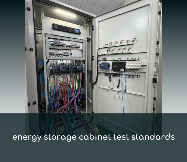 energy storage cabinet test standards