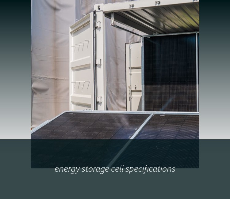 energy storage cell specifications