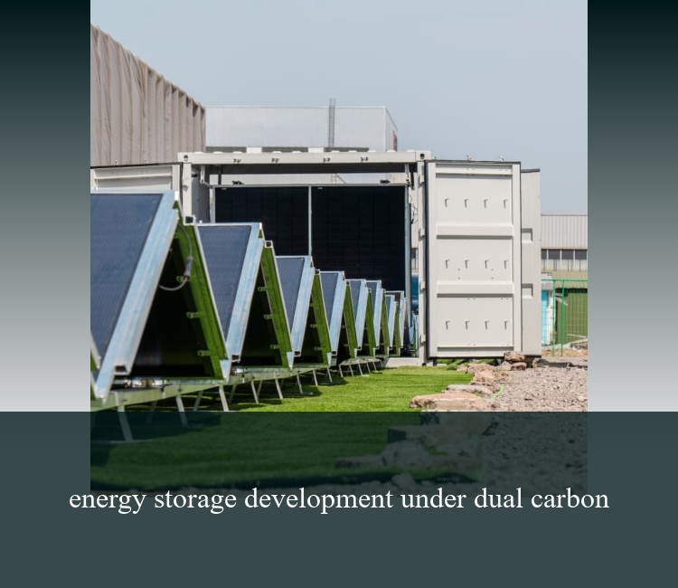 energy storage development under dual carbon