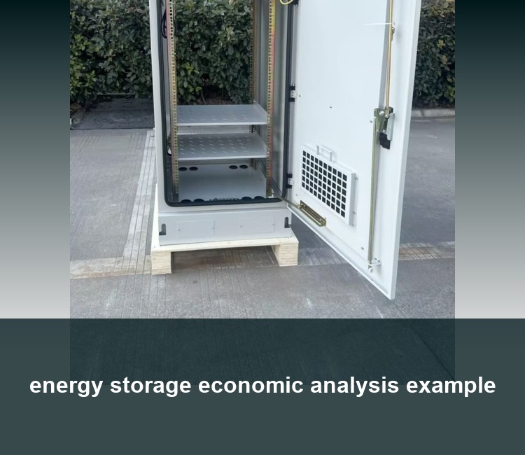 energy storage economic analysis example