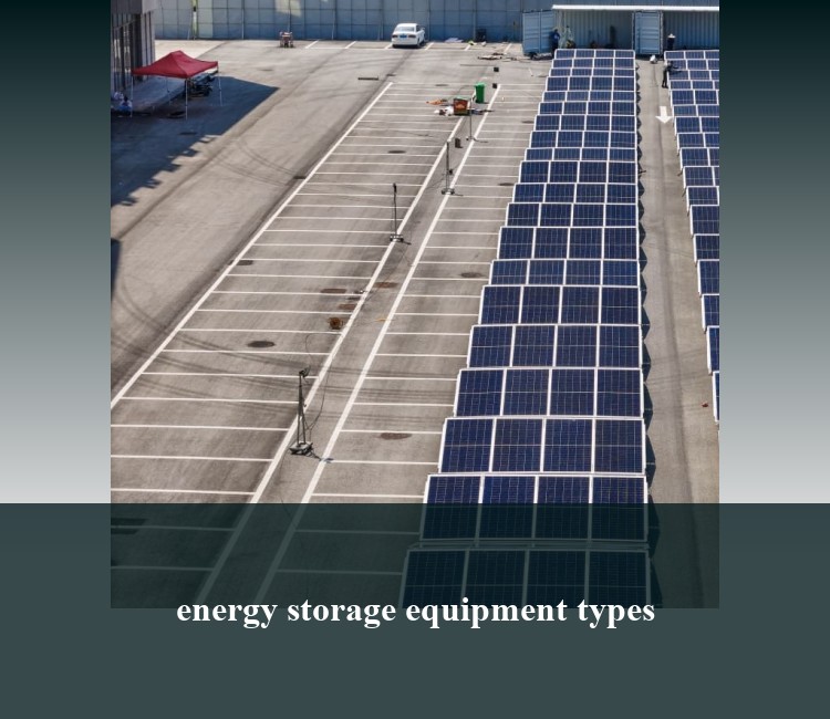 energy storage equipment types