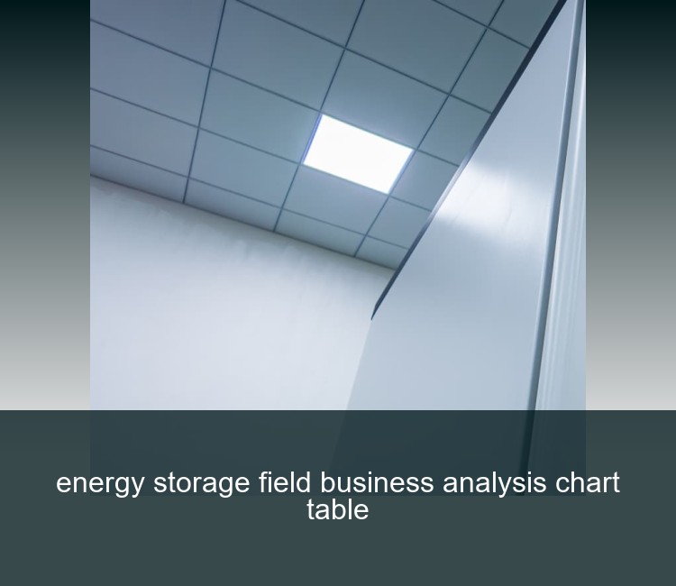 energy storage field business analysis chart table