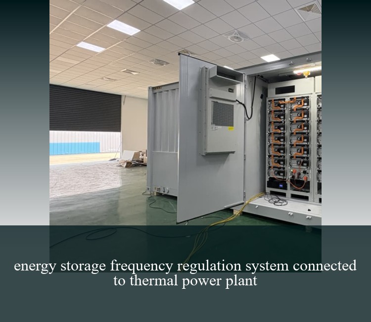 energy storage frequency regulation system connected to thermal power plant