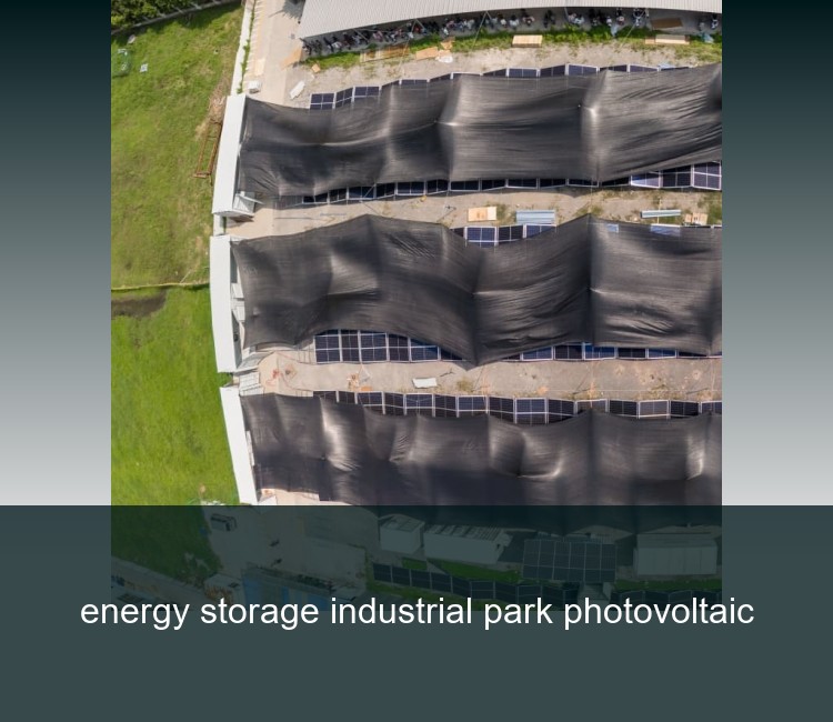 energy storage industrial park photovoltaic
