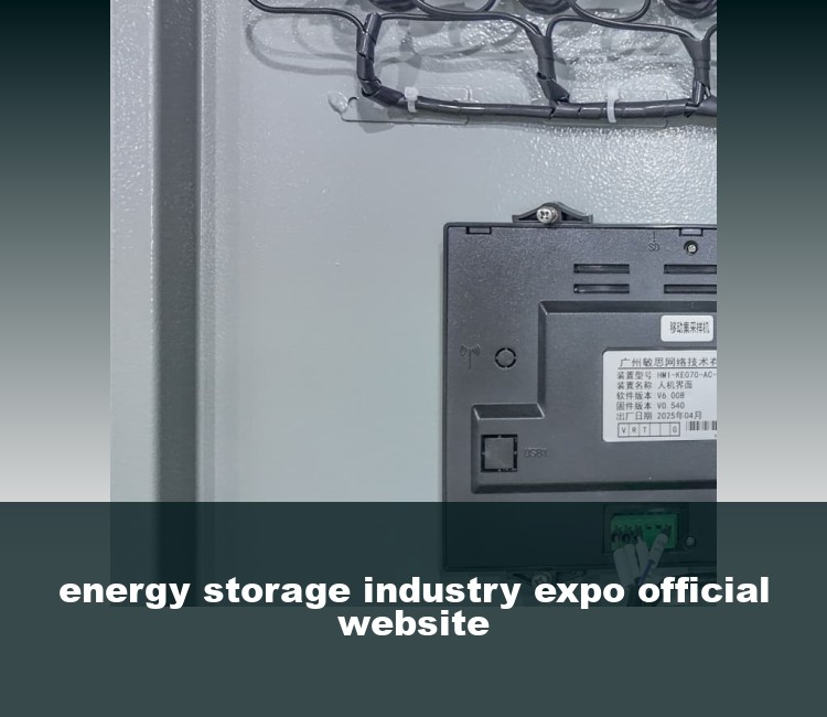 energy storage industry expo official website