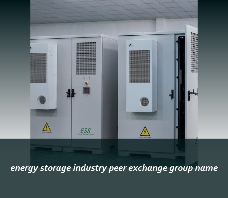 energy storage industry peer exchange group name