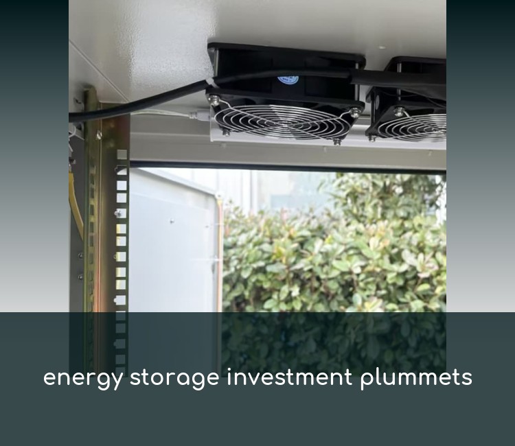 energy storage investment plummets