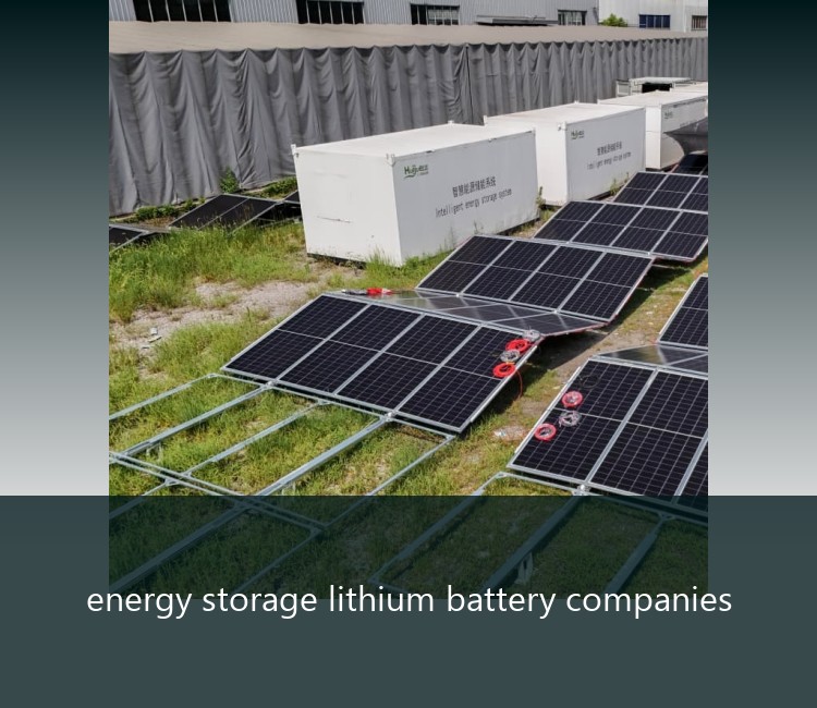 energy storage lithium battery companies