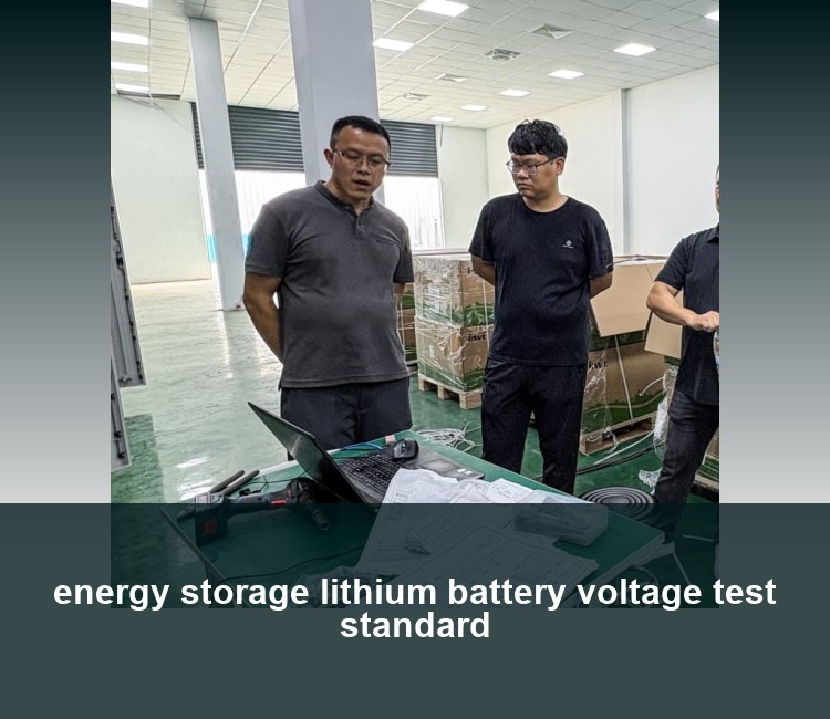 energy storage lithium battery voltage test standard