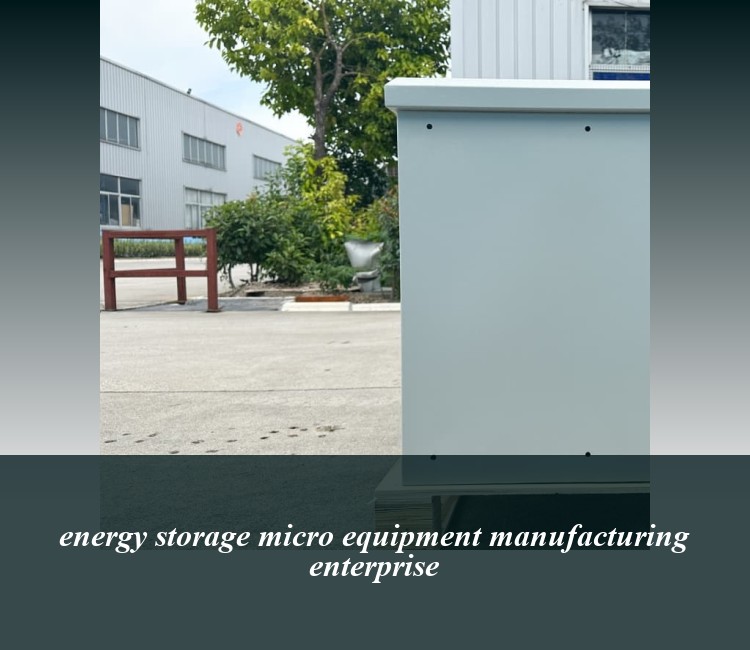 energy storage micro equipment manufacturing enterprise