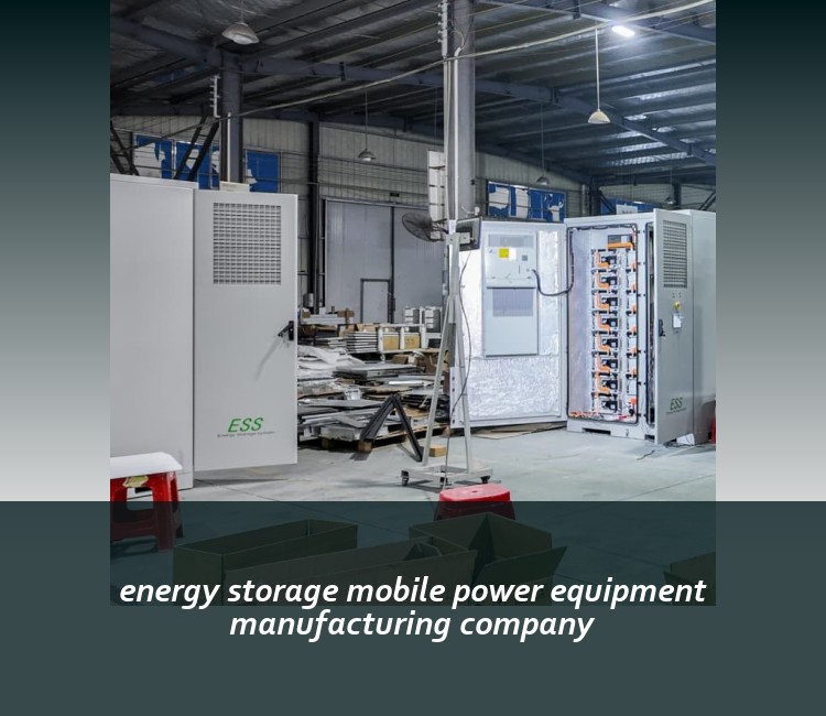 energy storage mobile power equipment manufacturing company
