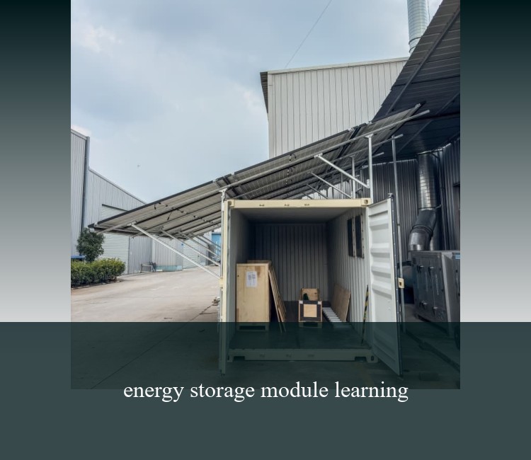 energy storage module learning