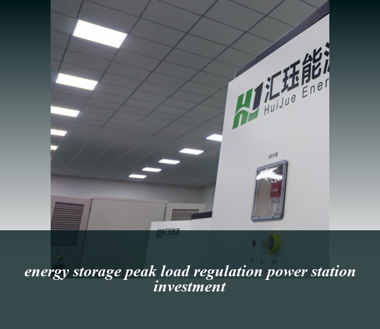 energy storage peak load regulation power station investment