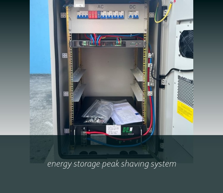 energy storage peak shaving system