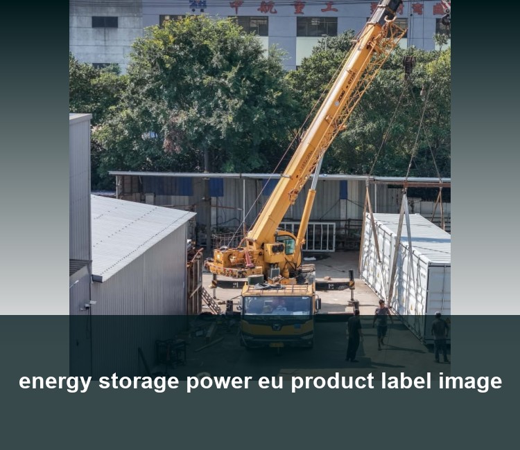 energy storage power eu product label image