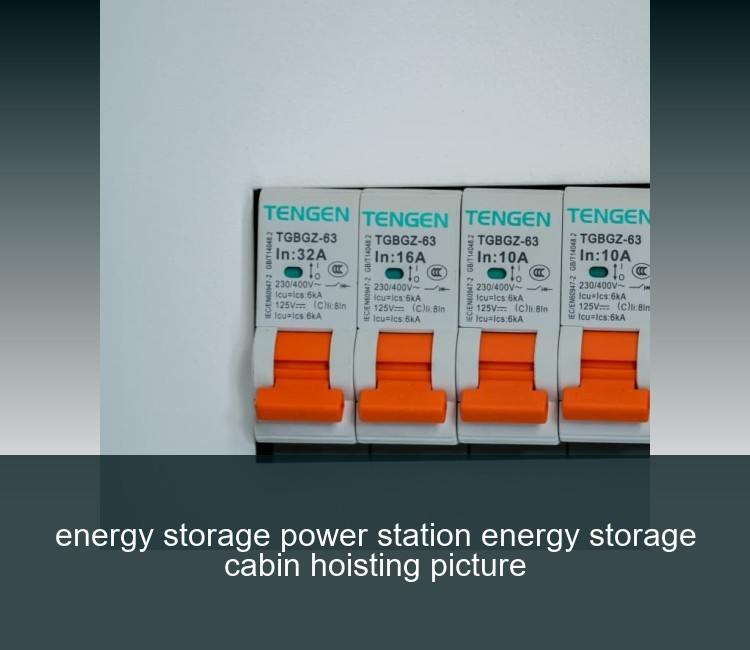 energy storage power station energy storage cabin hoisting picture