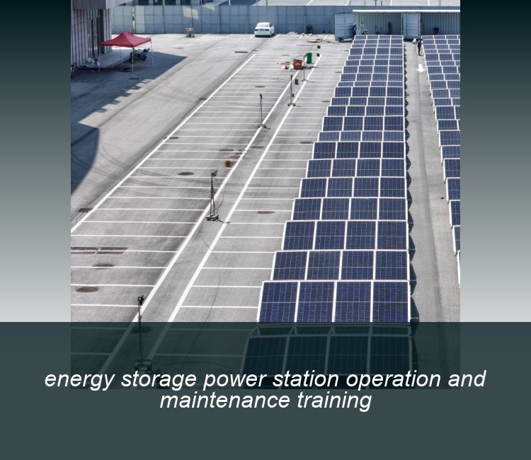 energy storage power station operation and maintenance training