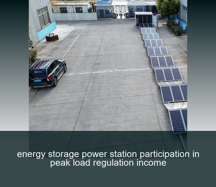 energy storage power station participation in peak load regulation income
