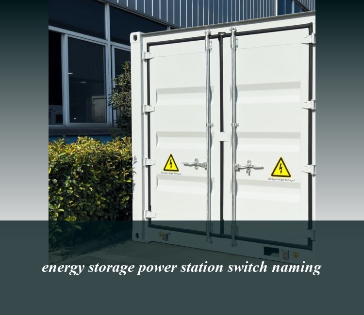 energy storage power station switch naming