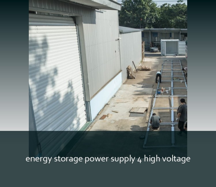 energy storage power supply 4 high voltage