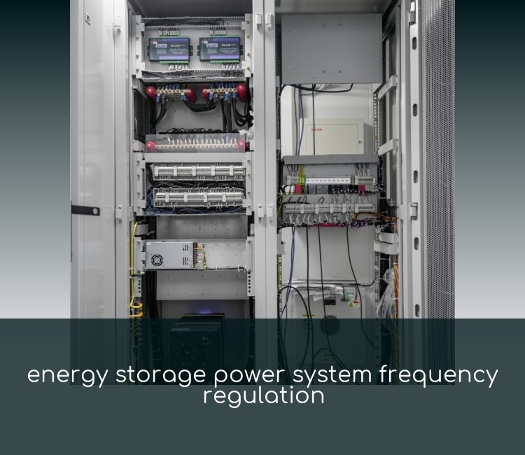 energy storage power system frequency regulation