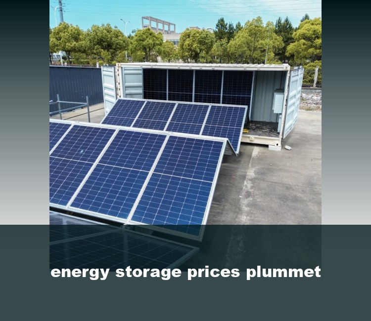 energy storage prices plummet