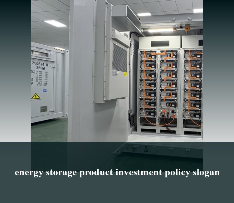 energy storage product investment policy slogan