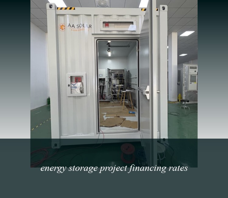 energy storage project financing rates