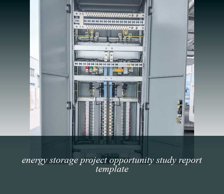 energy storage project opportunity study report template